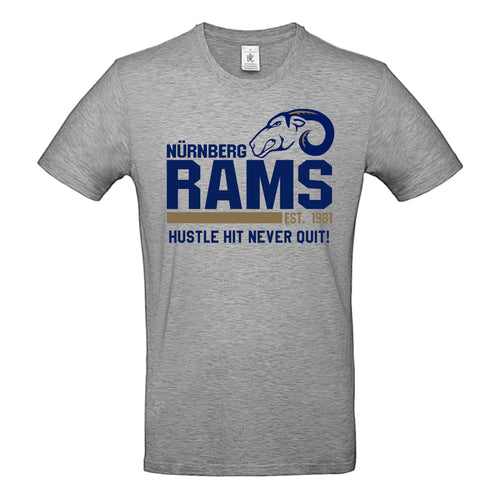 Rams Hustle Hit Never Quit T-Shirt