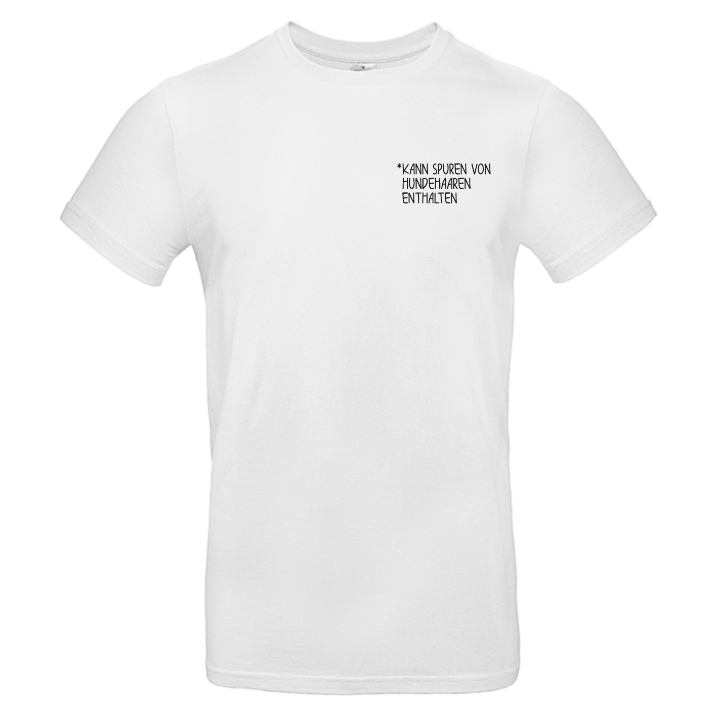 Kann Spuren von Hundehaaren enthalten
