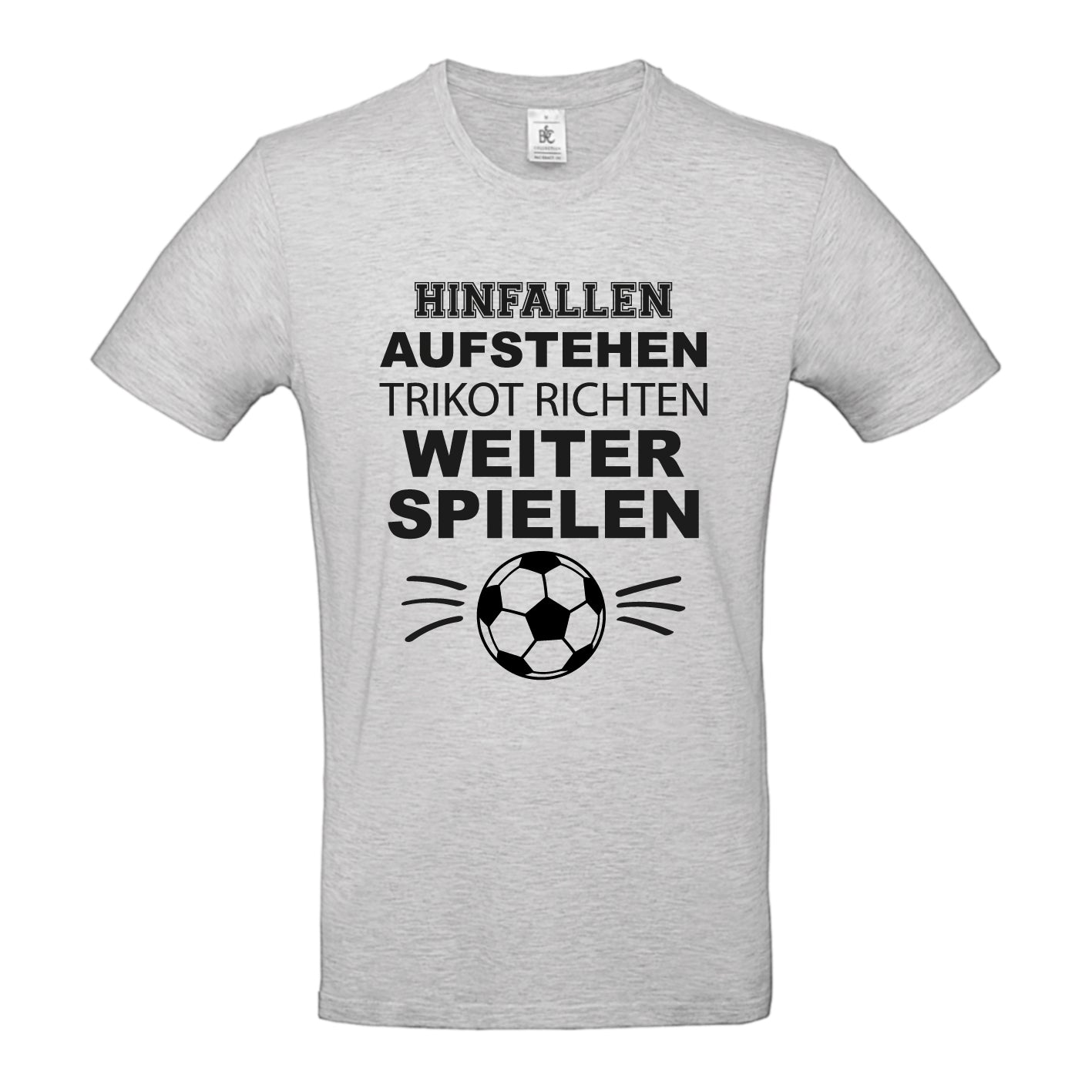 Hinfallen aufstehen Trikot richten weiter spielen
