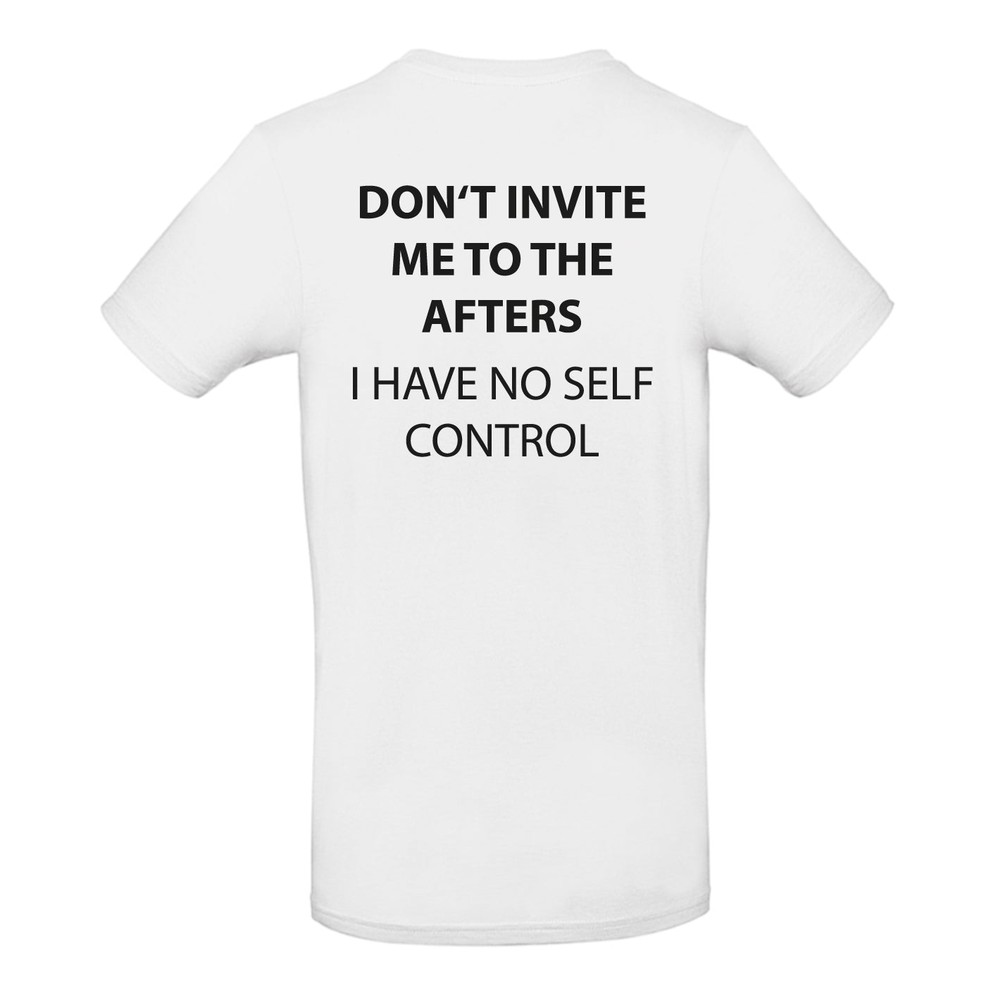 Don't invite me to afters