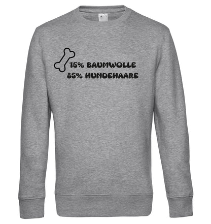 15% Baumwolle 85% Hundehaare