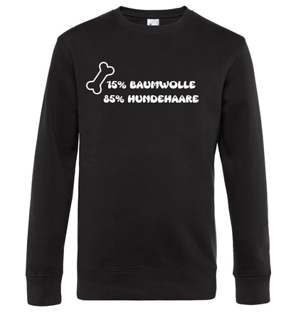 15% Baumwolle 85% Hundehaare