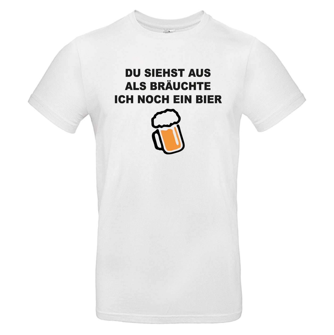 Du siehst aus, als bräuchte ich noch ein Bier