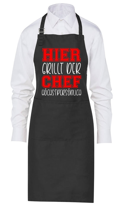 Hier grillt der Chef