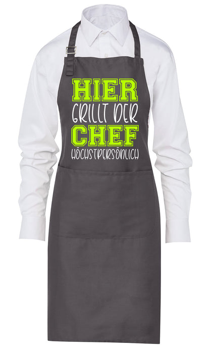 Hier grillt der Chef