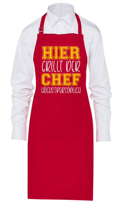 Hier grillt der Chef