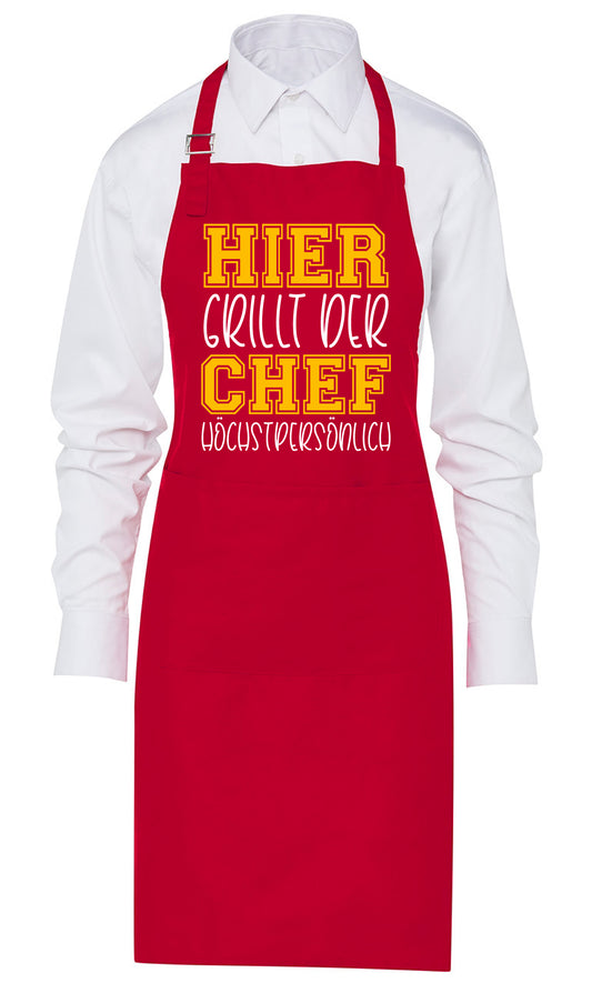 Hier grillt der Chef