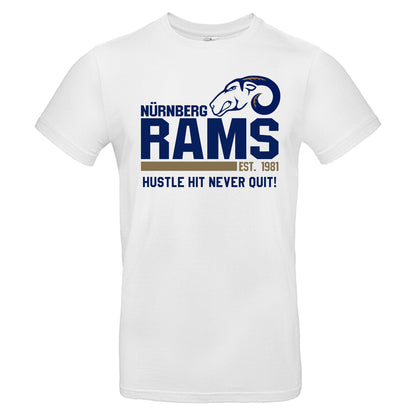 Rams Hustle Hit Never Quit T-Shirt