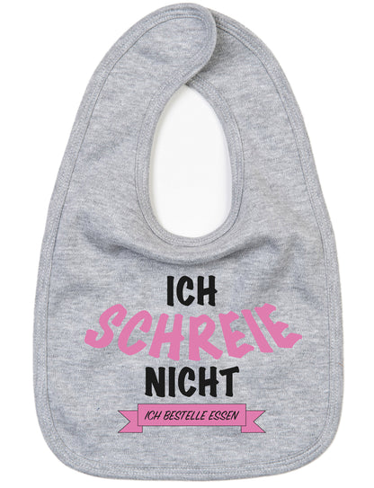 Ich schreie nicht, ich bestelle Essen