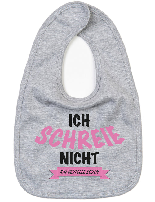 Ich schreie nicht, ich bestelle Essen