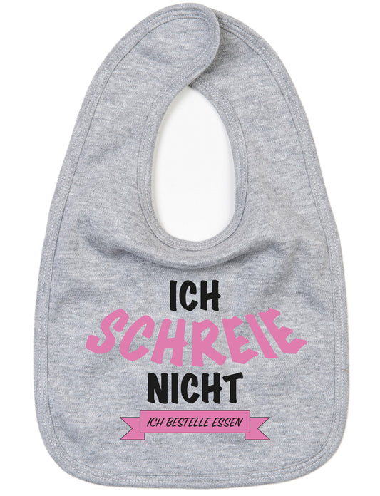 Ich schreie nicht, ich bestelle Essen