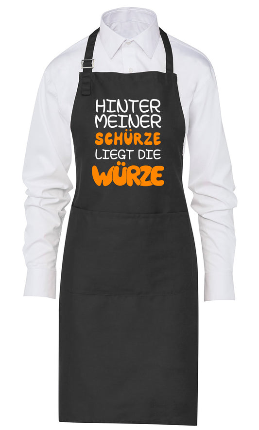 Hinter meiner Schürze liegt die Würze