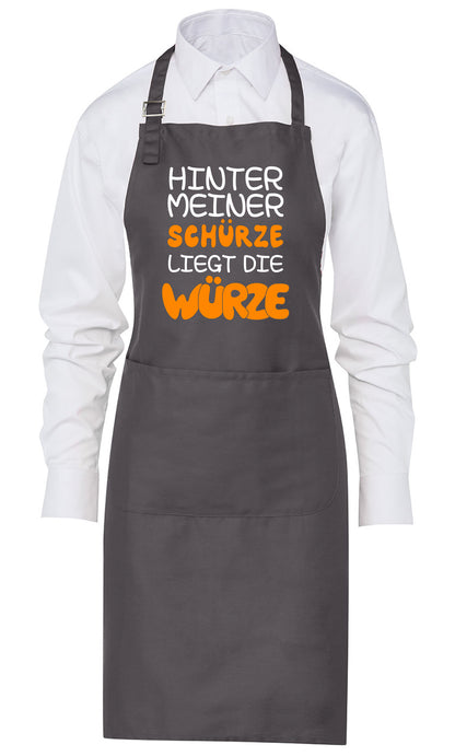 Hinter meiner Schürze liegt die Würze