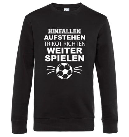 Hinfallen aufstehen Trikot richten weiter spielen