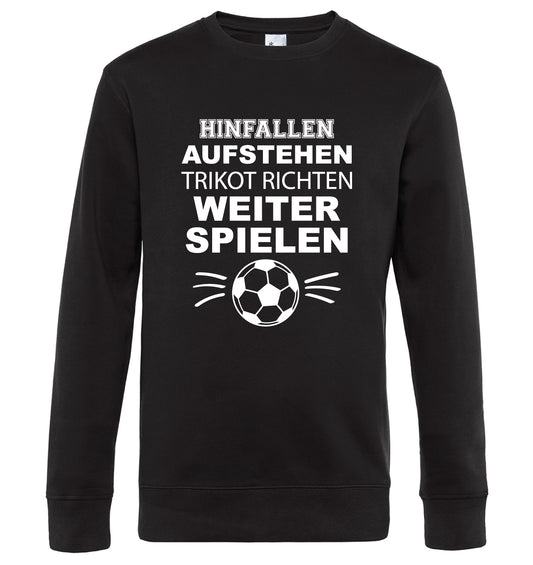 Hinfallen aufstehen Trikot richten weiter spielen