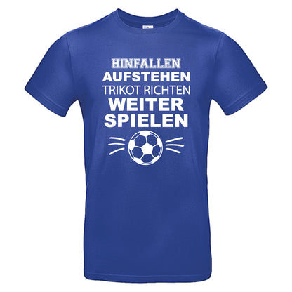 Hinfallen aufstehen Trikot richten weiter spielen