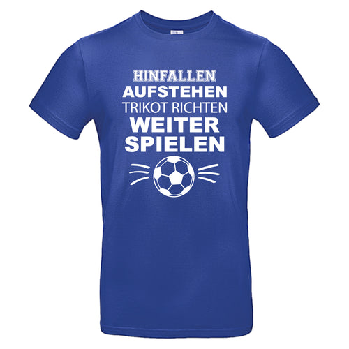 Hinfallen aufstehen Trikot richten weiter spielen