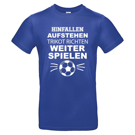 Hinfallen aufstehen Trikot richten weiter spielen