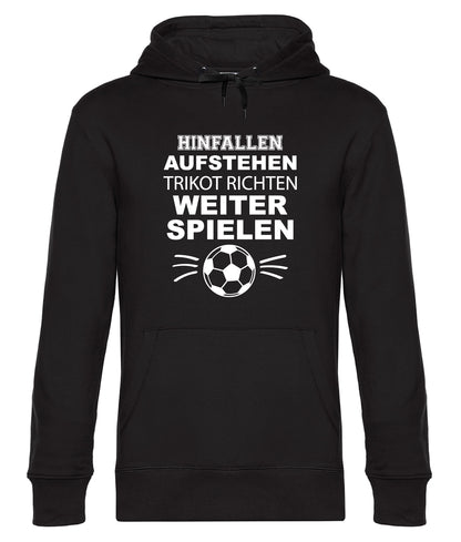 Hinfallen aufstehen Trikot richten weiter spielen