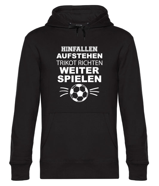 Hinfallen aufstehen Trikot richten weiter spielen