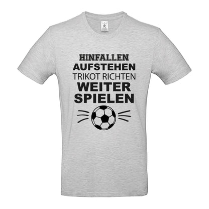 Hinfallen aufstehen Trikot richten weiter spielen