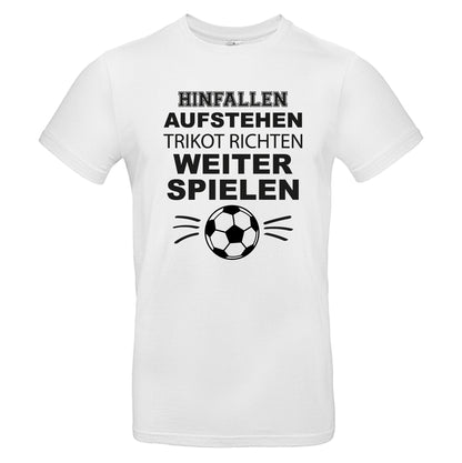 Hinfallen aufstehen Trikot richten weiter spielen