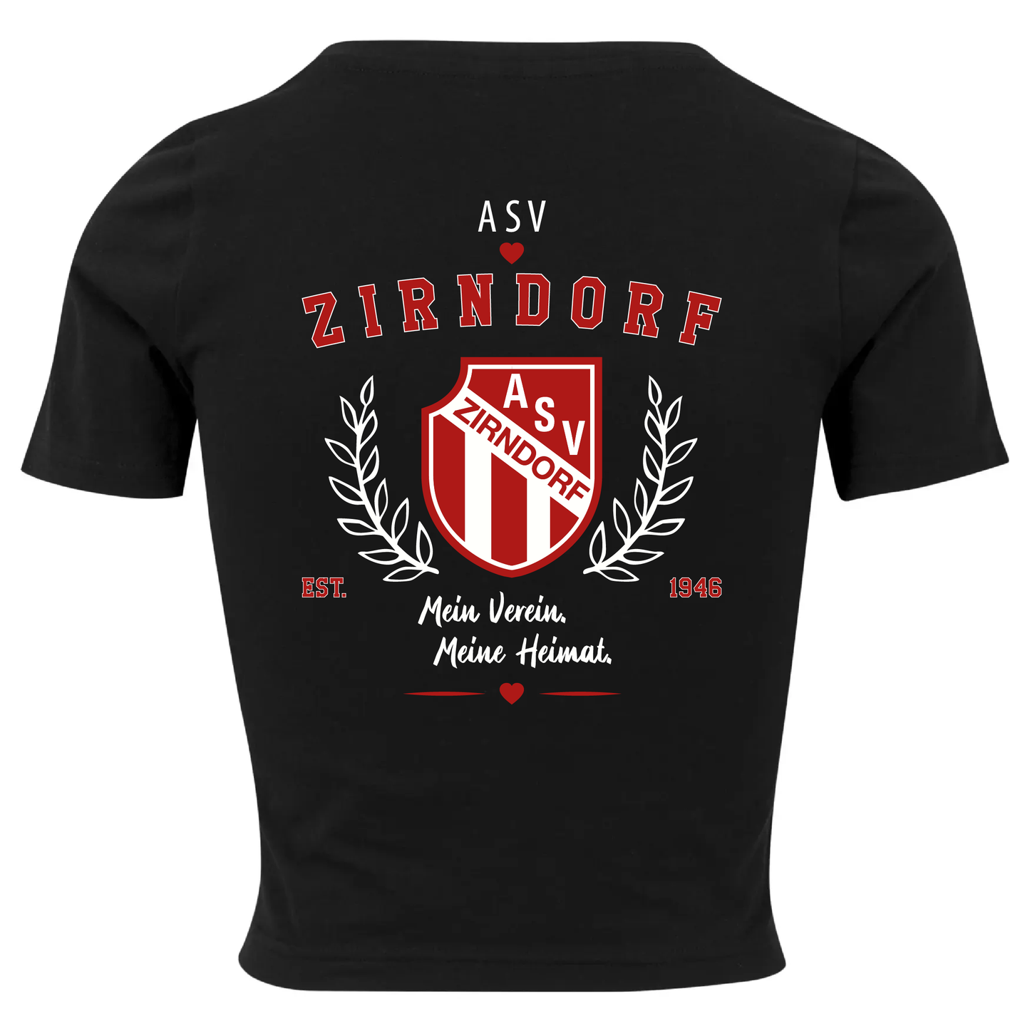 ASV Cropped T-Shirt - Meine Heimat, mein Verein