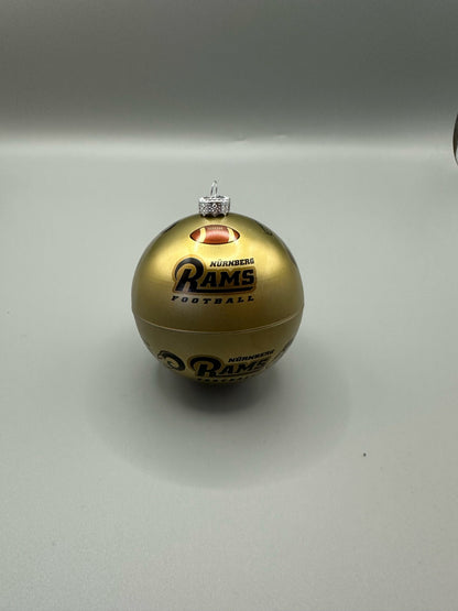 Goldene Rams Weinachtskugeln