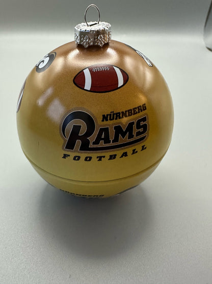 Beige-Goldene Rams Weinachtskugeln